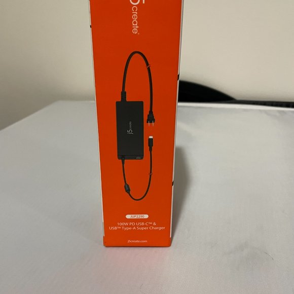 New j5create JUP2290 100W PD USB-C Super Charger for Laptop, Notebook, Tablet - Picture 3 of 4
